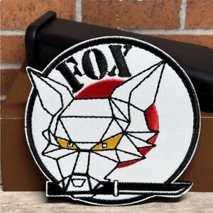 Metal Gear Solid Fox Patch - Tactical Morale Patch - Hook Loop Embroidered Fox